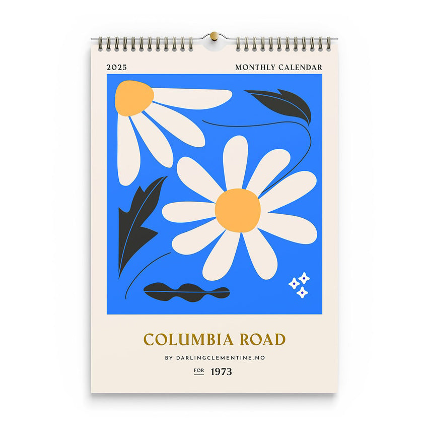 2025 Wall Calendar - Columbia Road