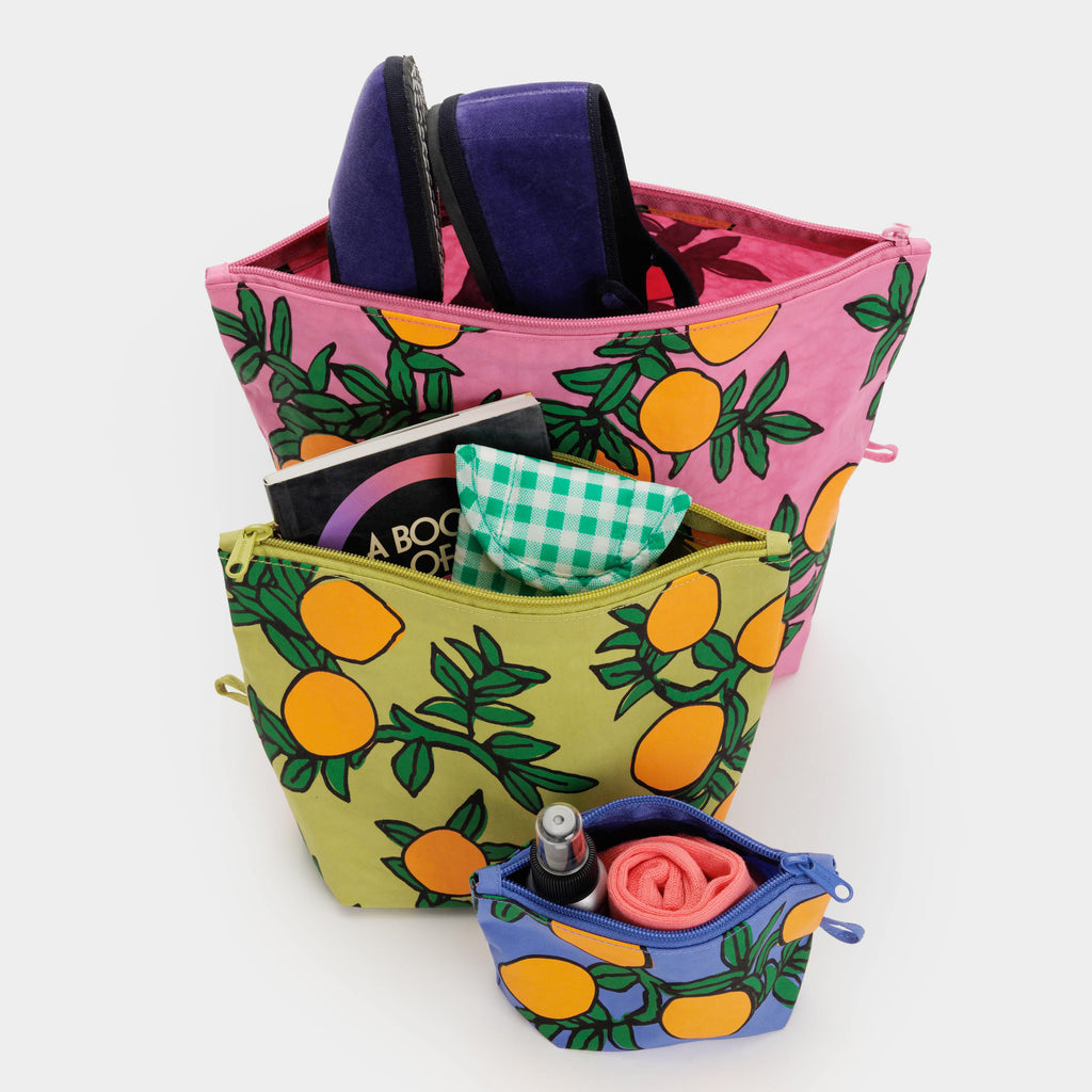 Go Pouch Set - Orange Trees