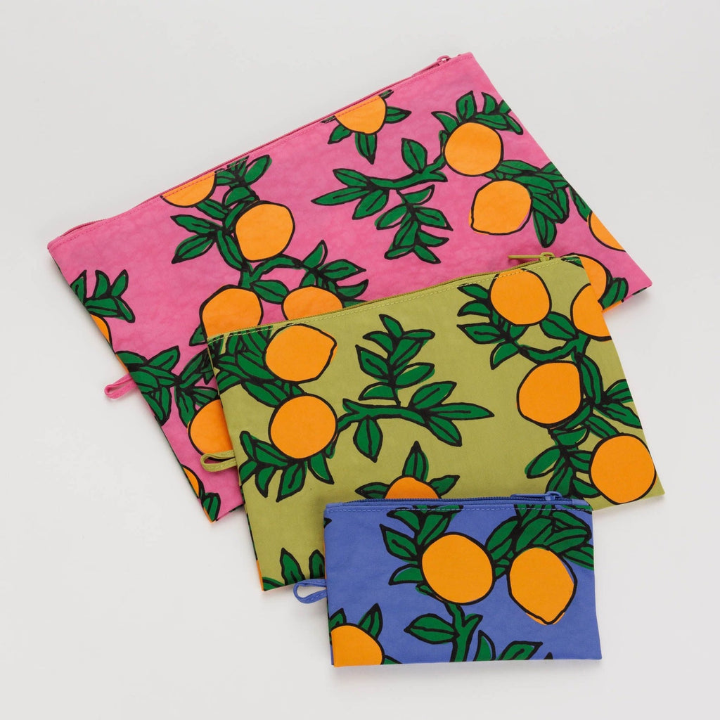 Go Pouch Set - Orange Trees