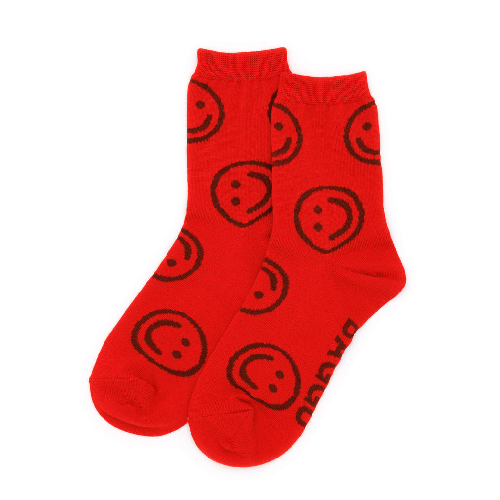 Happy Crew Socks - Red