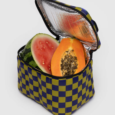 Insulated Lunch Bag - Jewel Checks