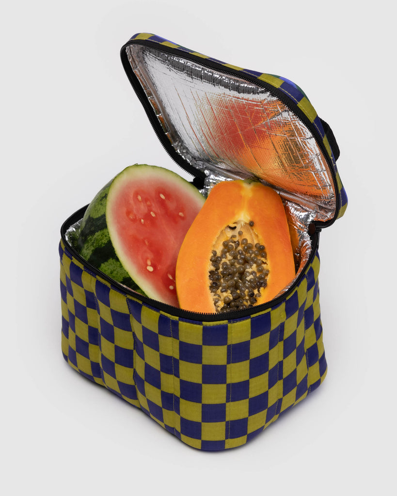 Insulated Lunch Bag - Jewel Checks