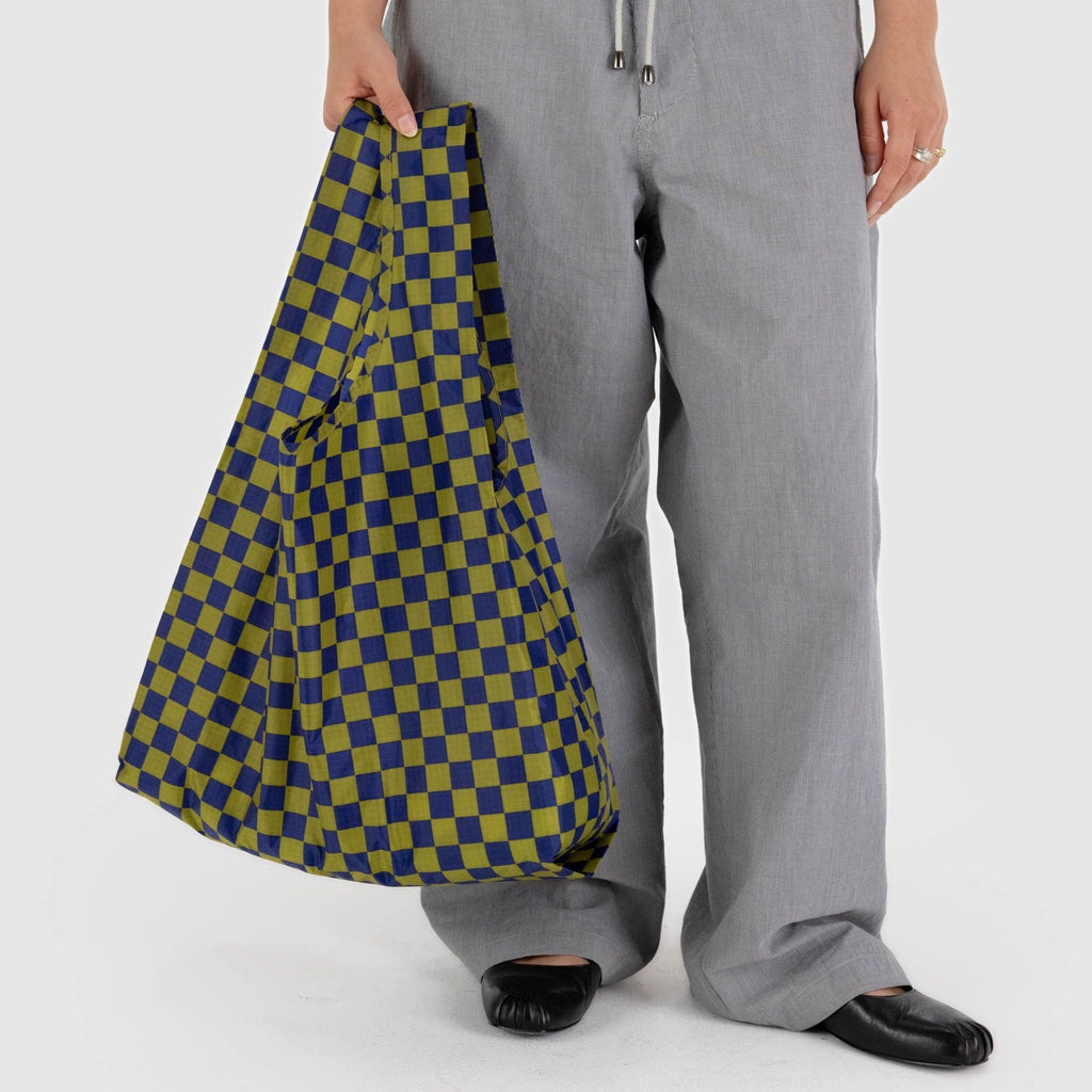 Standard Carry Bag - Pear Navy Check