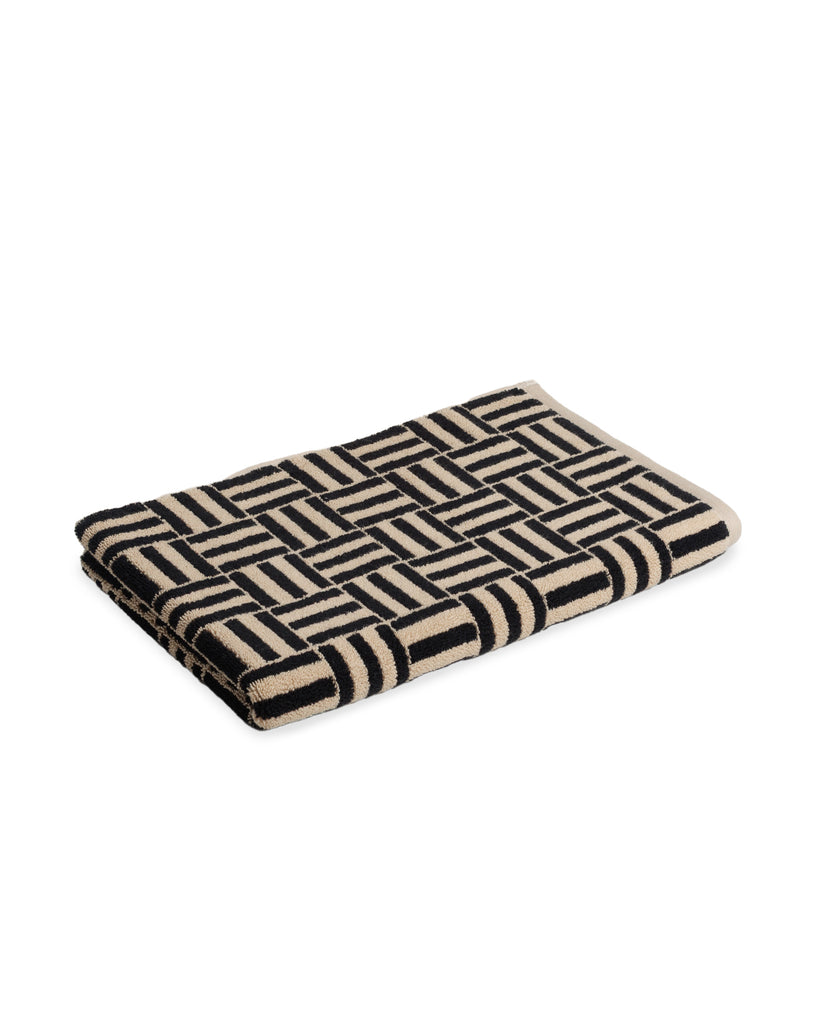 Saroma Bath Mat - Sand & Noir