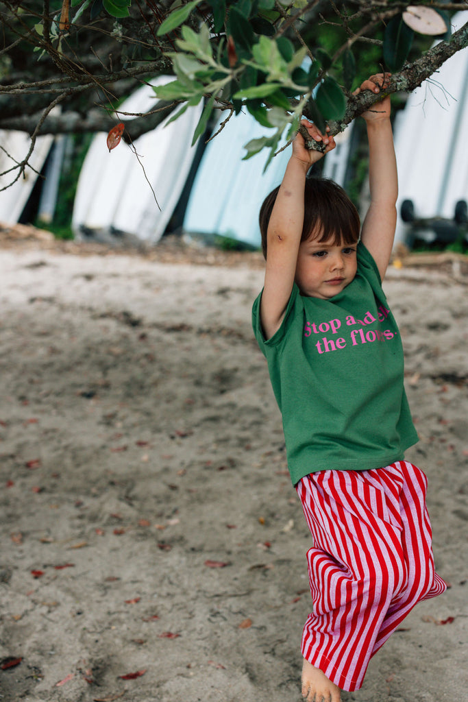 Red Stripe Pants