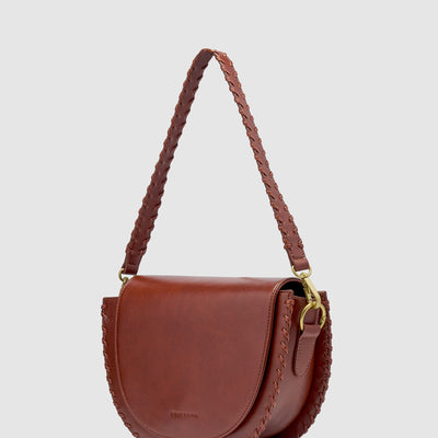 Daphne Shoulder Bag - Saddle