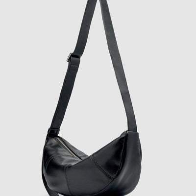 Mischa Crescent Bag - Black