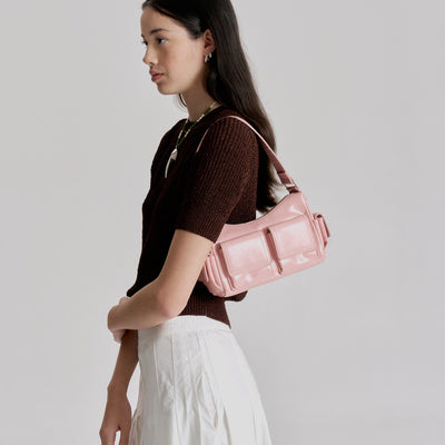 Rae Mini Pocket Bag - Baby Pink