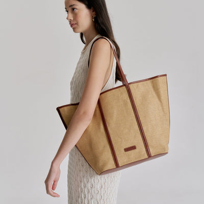 Ritual Tote Bag - Natural & Saddle