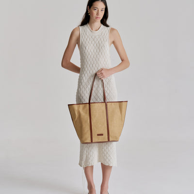 Ritual Tote Bag - Natural & Saddle