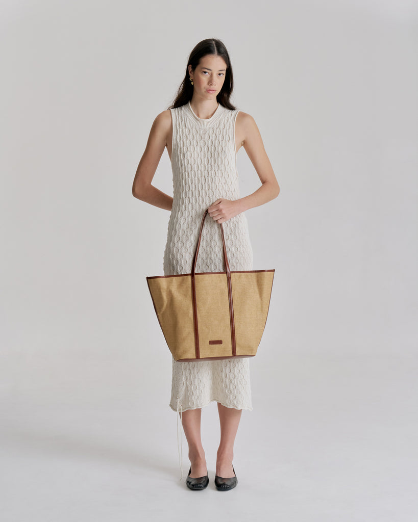 Ritual Tote Bag - Natural & Saddle