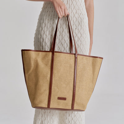 Ritual Tote Bag - Natural & Saddle