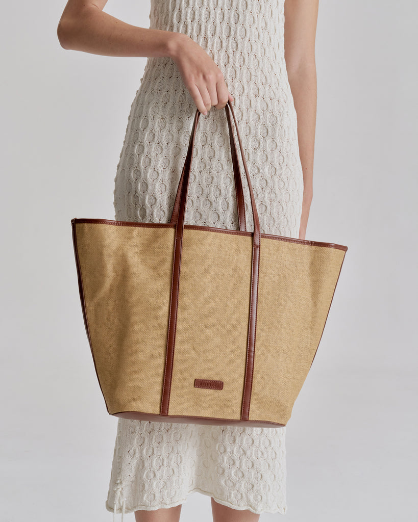 Ritual Tote Bag - Natural & Saddle