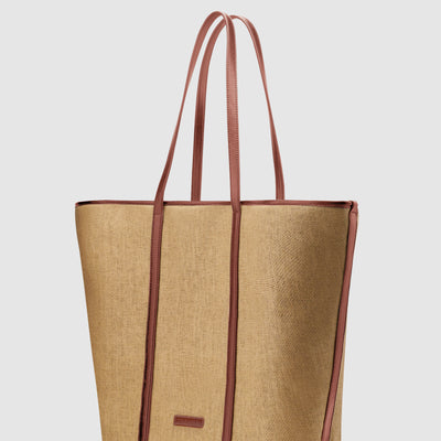 Ritual Tote Bag - Natural & Saddle