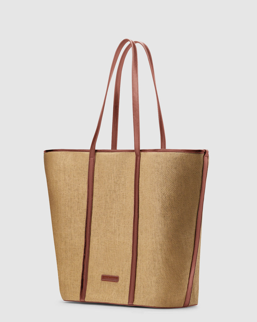 Ritual Tote Bag - Natural & Saddle