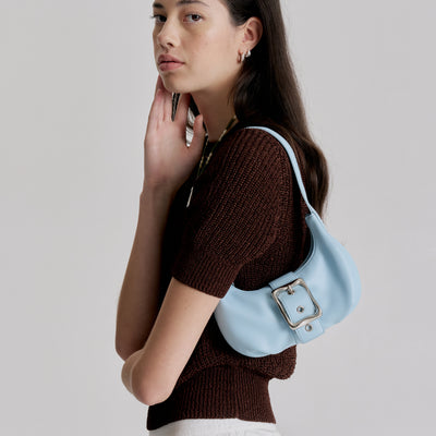 Everyday Baguette Bag - Sky Blue