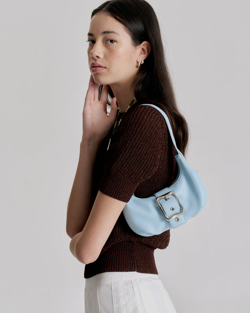 Everyday Baguette Bag - Sky Blue