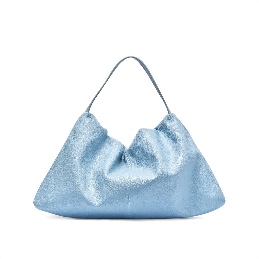 Harlow Slouch Tote - Dusty Blue