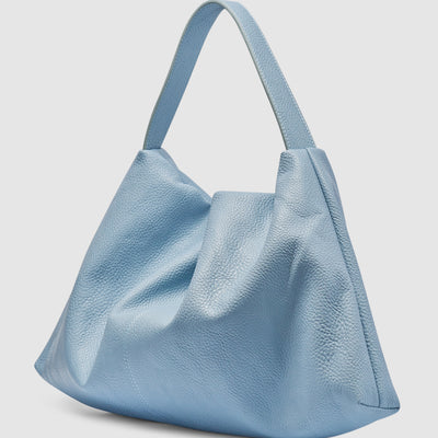 Harlow Slouch Tote - Dusty Blue