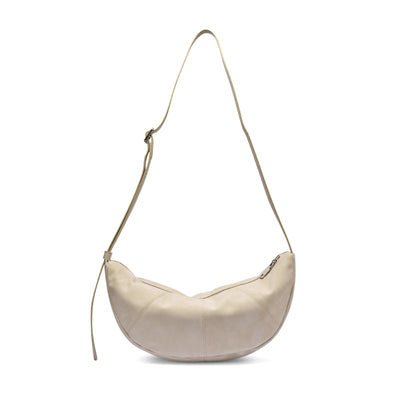 Mischa Crescent Bag - Antique White