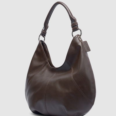 Mischa Shoulder Bag - Dark Chocolate