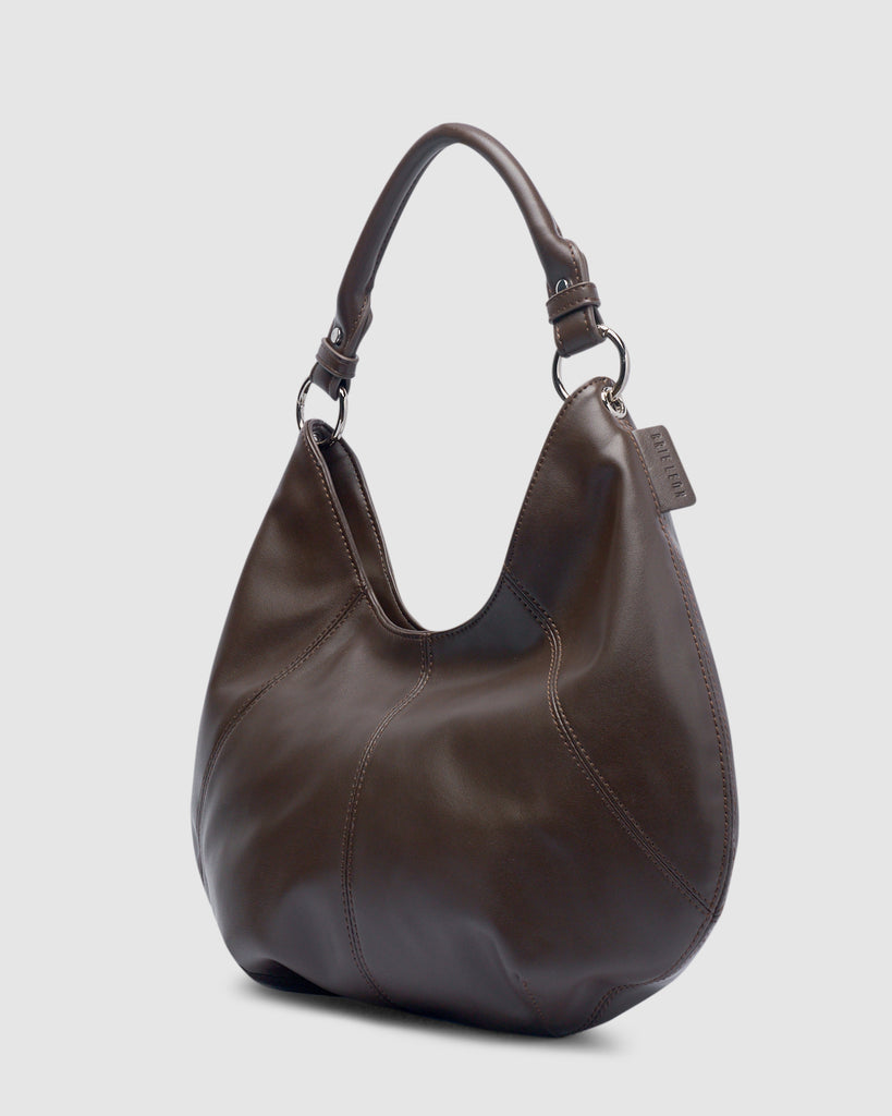 Mischa Shoulder Bag - Dark Chocolate