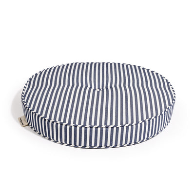 Outdoor Round Cushion - Navy Stripe