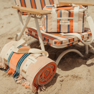 Beach Blanket - Bistro Stripe