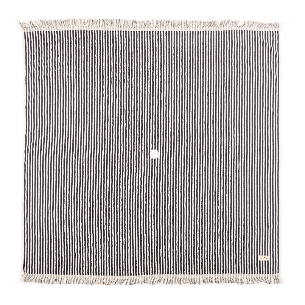 Beach Blanket - Navy Stripe