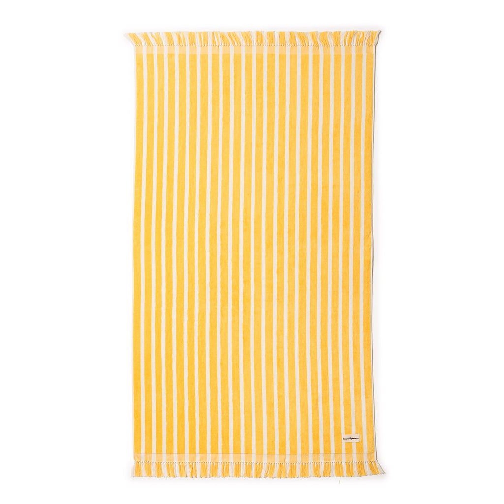 Beach Towel - Monaco Mimosa Stripe