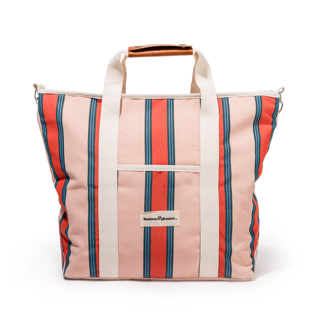 Cooler Tote Bag - Bistro Stripe