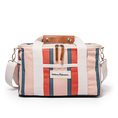 Premium Cooler Bag - Bistro Stripe