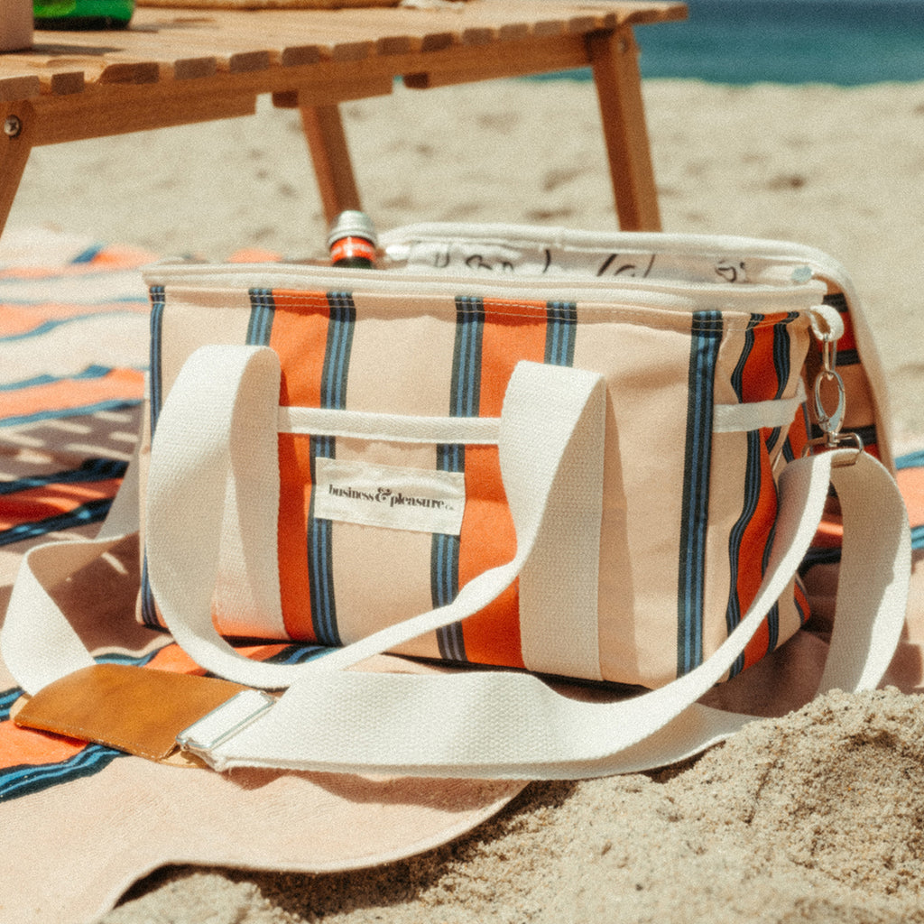 Premium Cooler Bag - Bistro Stripe