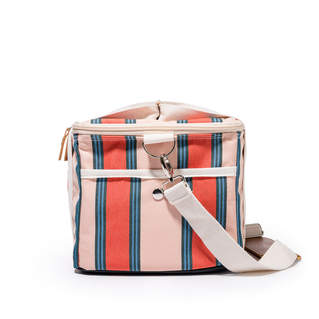 Premium Cooler Bag - Bistro Stripe