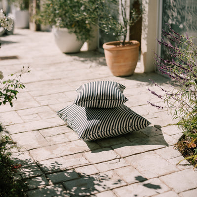 Outdoor Cushion - Navy Stripe