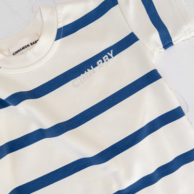 Striped Tee - Blue