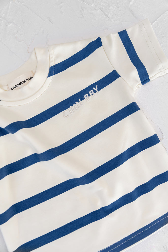 Striped Tee - Blue