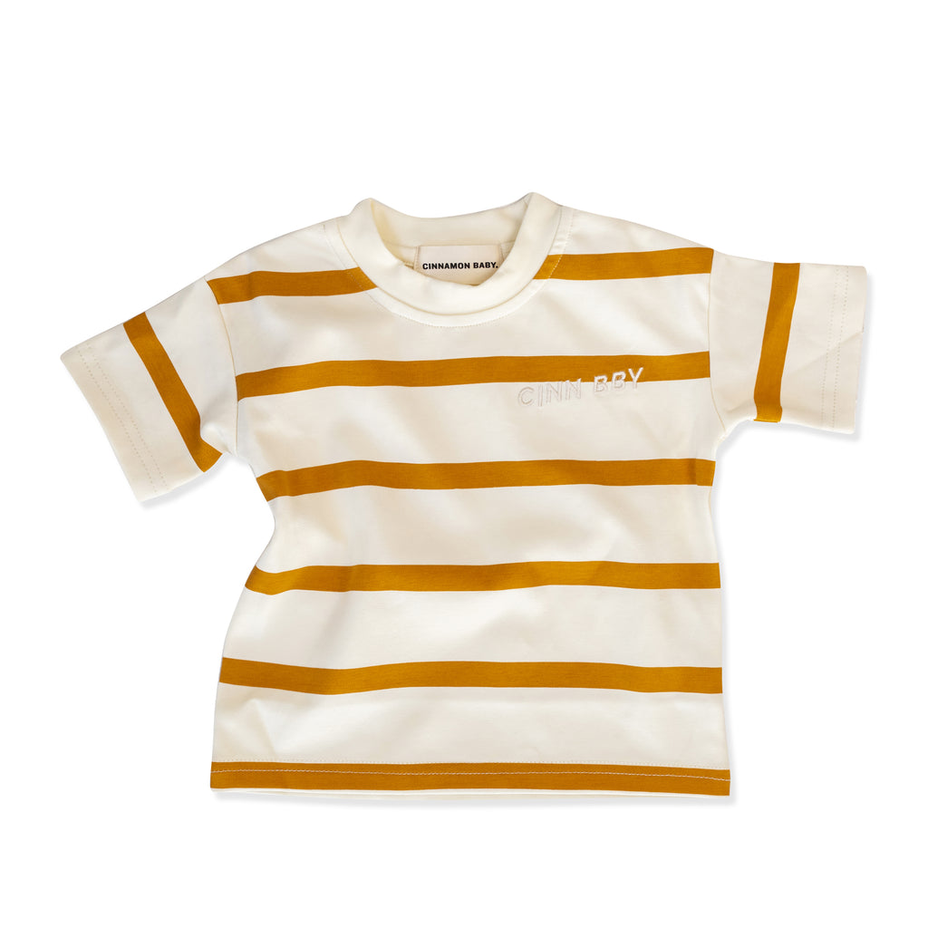 Striped Tee - Mustard