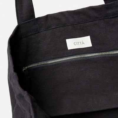 Oversized Carryall Bag - Blue Black