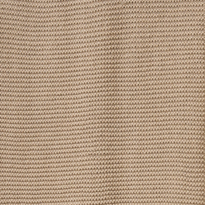 Purl Knit Throw - Beige