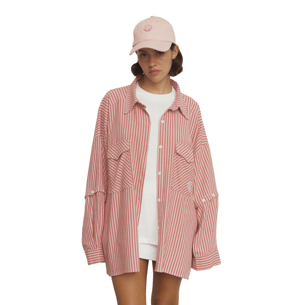 Classico Overshirt - Pink & Red