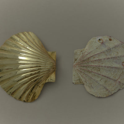 Scallop Incense Holder - Brass