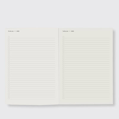 2025 Daily Diary - Periwinkle & Olive Stripe - PRE-ORDER