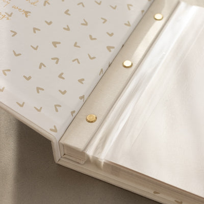 Ivory Linen Photo Album