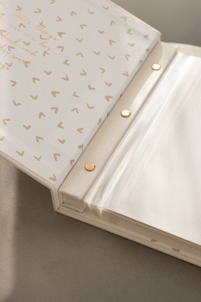 Ivory Linen Photo Album