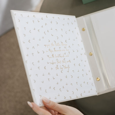 Ivory Linen Photo Album