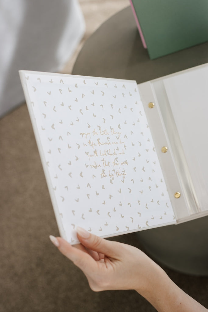 Ivory Linen Photo Album