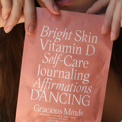 Paper Plane - Gracious Minds - Brighten & Hydrate Sheet Mask