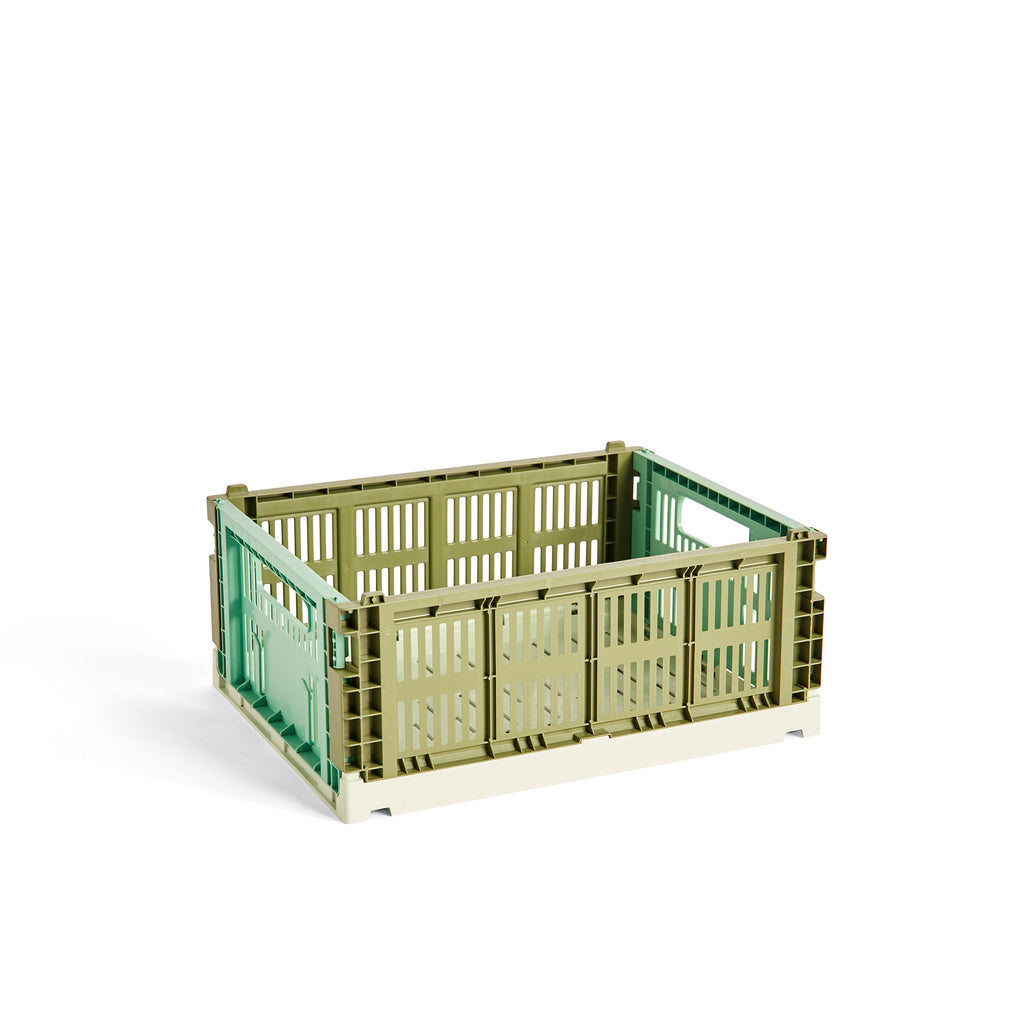 Storage Crates - Green Mix