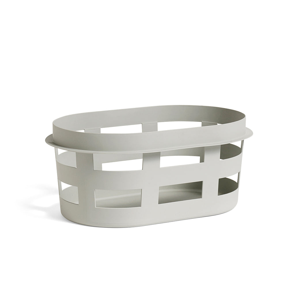 Small Laundry Basket - Light Grey